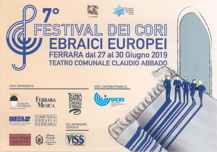 Festival cori ebraici europei dal 27 al 30 giugno a Ferrara