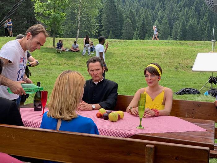 In val di Sole le riprese del film per la tv 'Din Don 2' con Enzo Salvi e Ivano Marescotti