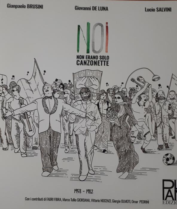 Copertina libro/catalogo  mostra 'Noi...Non erano solo canzonette'