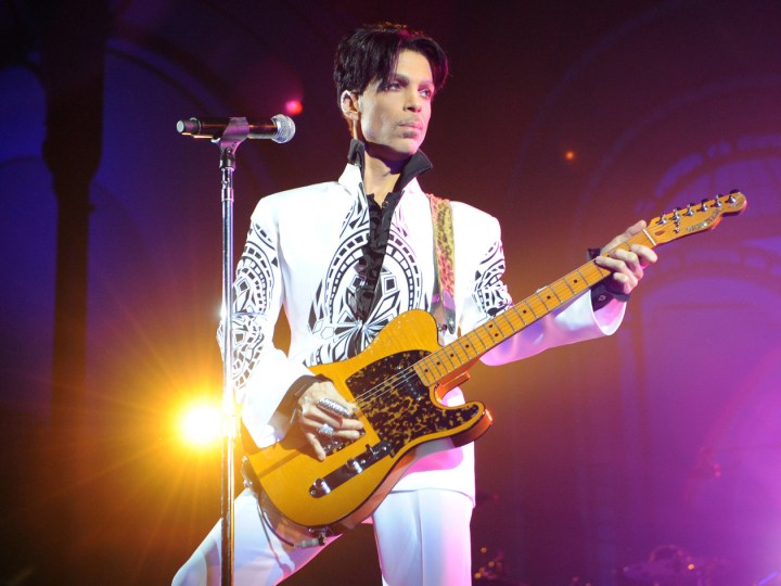 US singer Prince performs on October 11,